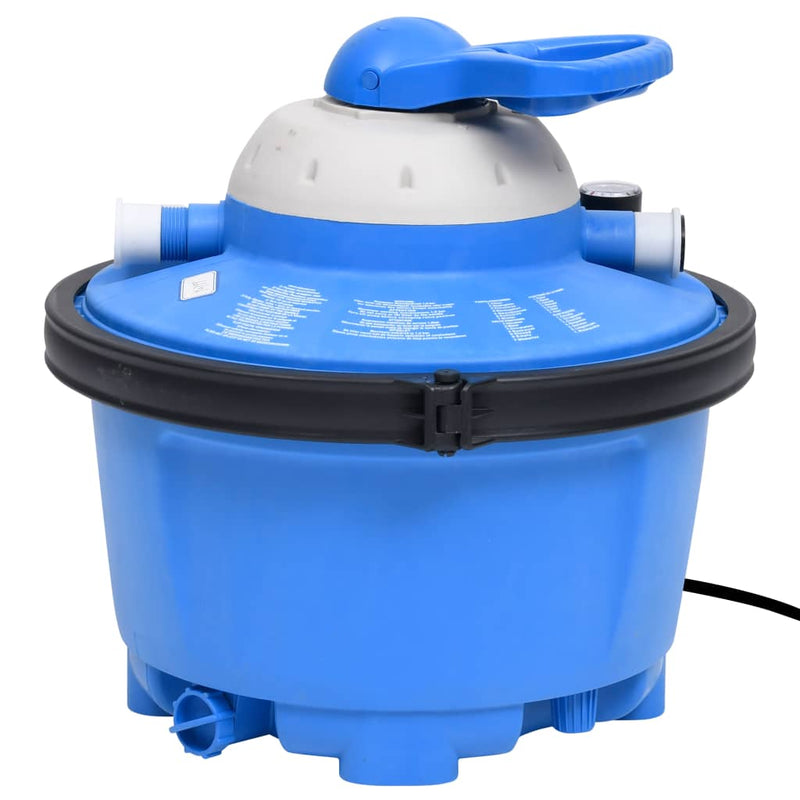 vidaXL kék-fekete homokszűrős szivattyú 385 x 620 x 432 mm 200 W 25 L
