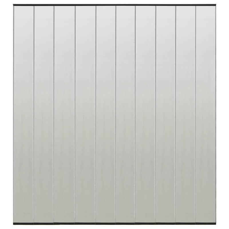 vidaXL fekete szúnyogháló ajtóra 10 részes hálós függönnyel 240x240 cm