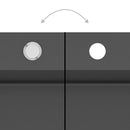 vidaXL fekete kézzel készült rozsdamentes acél mosogató