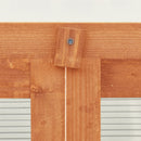 vidaXL fenyőfa melegház 60 x 45 x 100 cm