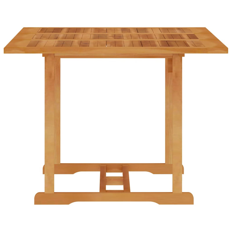 vidaXL tömör tíkfa kerti asztal 150 x 90 x 75 cm