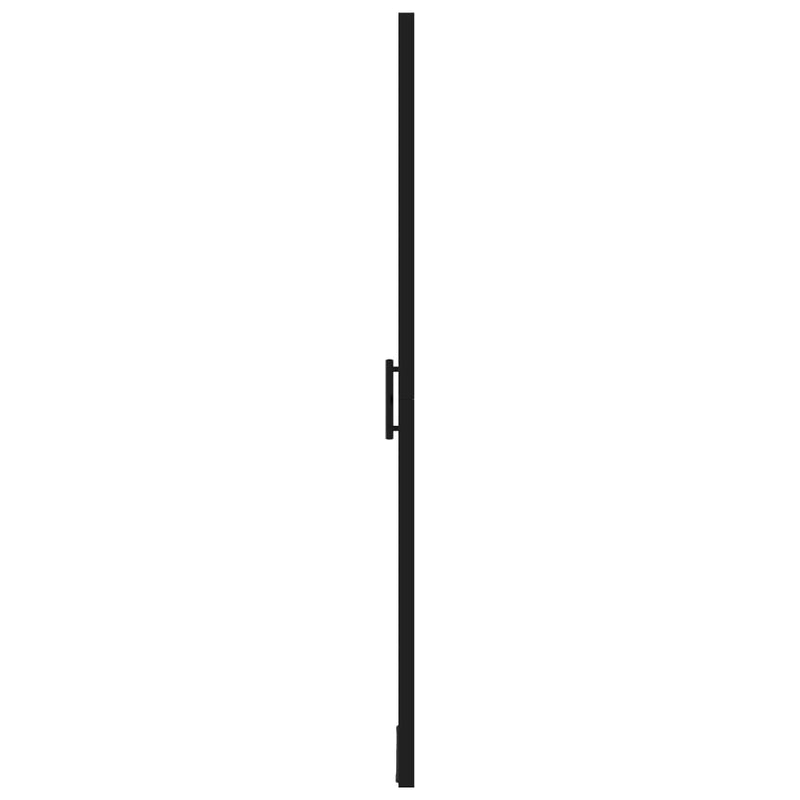 vidaXL fekete edzett üveg zuhanyajtók 81 x 195 cm