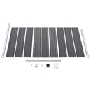 vidaXL szürke WPC kerítéspanel 95 x 186 cm