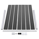 vidaXL fekete WPC kerítéspanel 180 x 146 cm