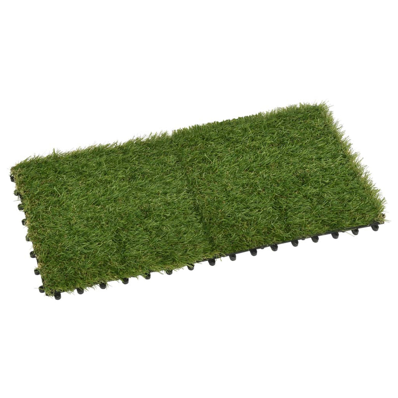 vidaXL 22 db zöld műgyeptégla 30 x 30 cm