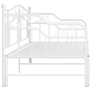 vidaXL fehér fém kihúzható kanapéágy-keret 90 x 200 cm