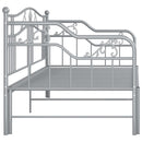 vidaXL szrüke fém kihúzható kanapéágy-keret 90 x 200 cm