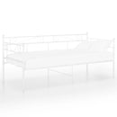 vidaXL fehér fém kanapéágykeret 90 x 200 cm