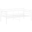 vidaXL fehér fém kanapéágykeret 90 x 200 cm