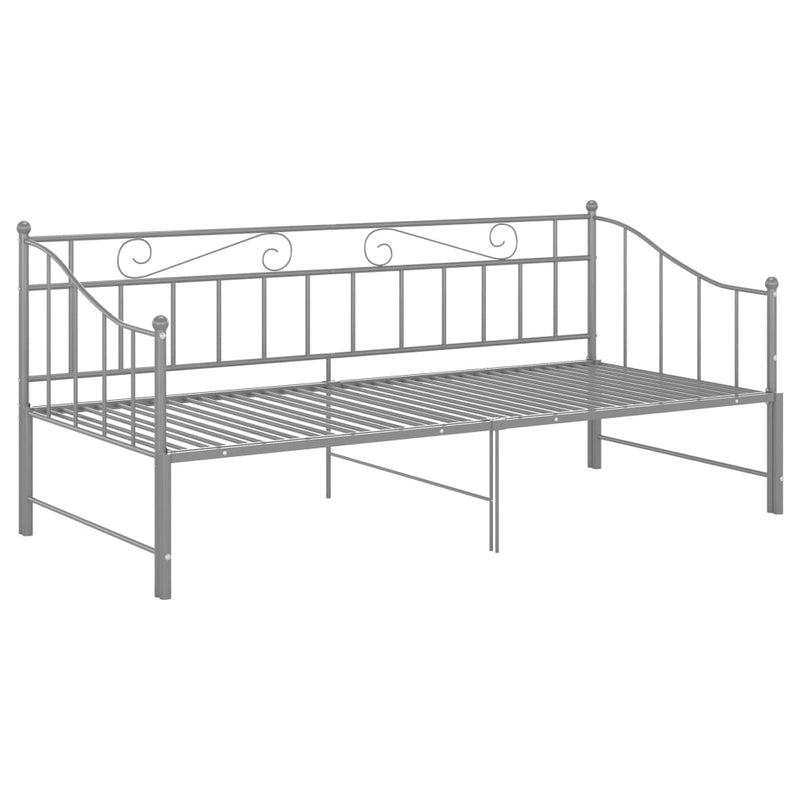 vidaXL szrüke fém kihúzható kanapéágykeret 90 x 200 cm
