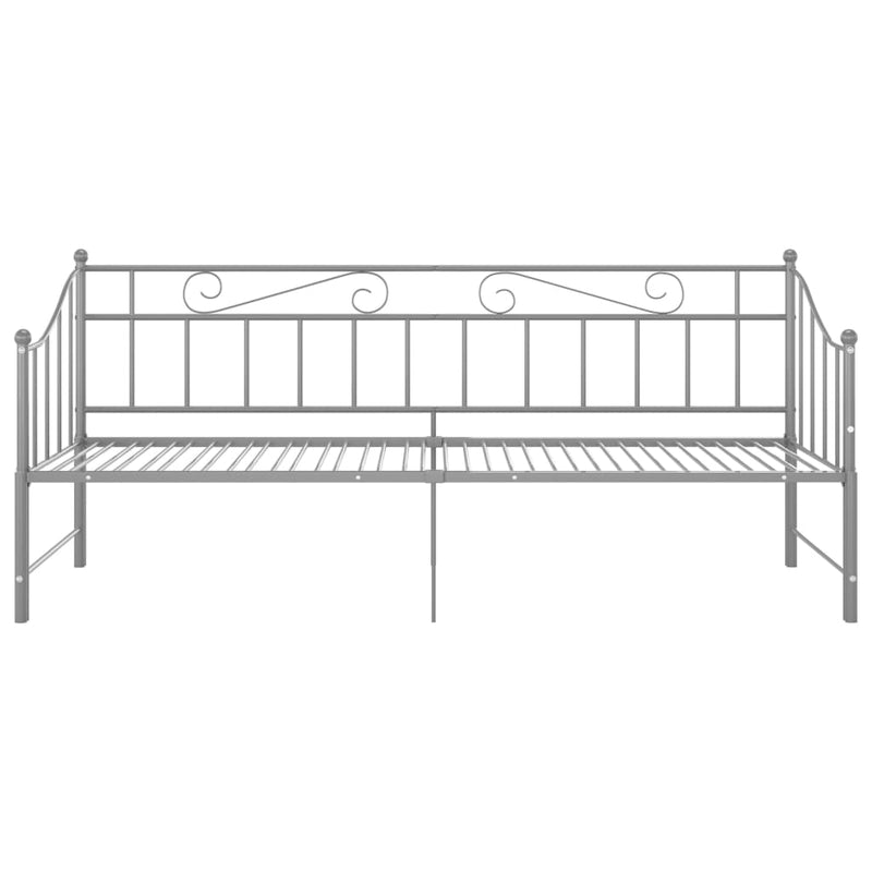 vidaXL szrüke fém kihúzható kanapéágykeret 90 x 200 cm