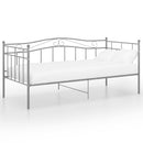 vidaXL szürke fém kanapéágy-keret 90 x 200 cm