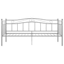 vidaXL szürke fém kanapéágy-keret 90 x 200 cm