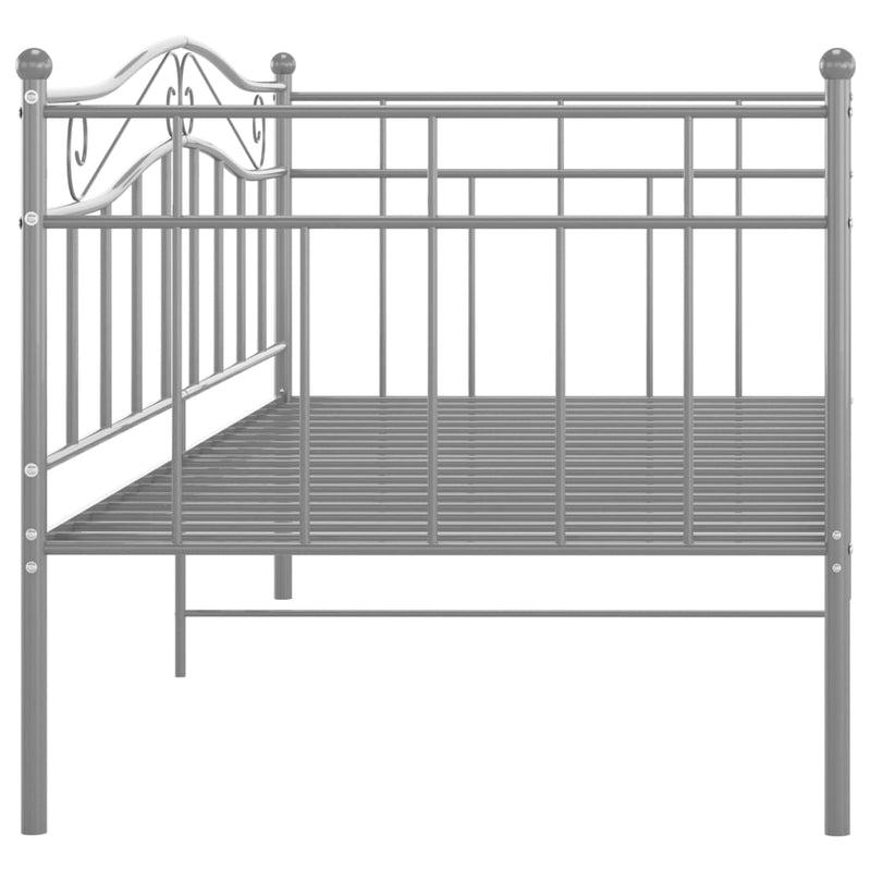 vidaXL szürke fém kanapéágy-keret 90 x 200 cm