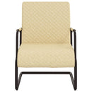 vidaXL krémszínű konzolos műbőr szék