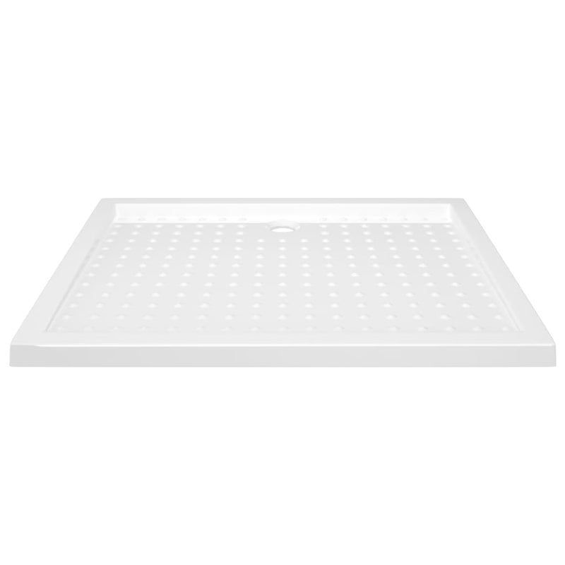 vidaXL fehér pettyes ABS zuhanytálca 80 x 100 x 4 cm