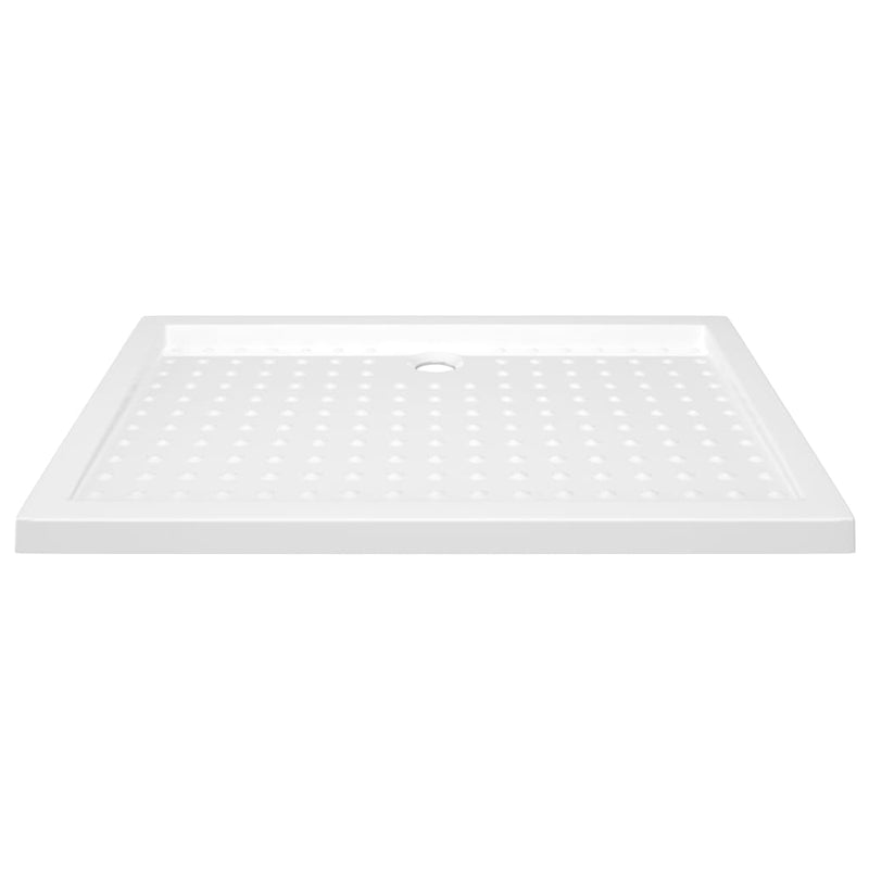 vidaXL fehér pettyes ABS zuhanytálca 70 x 100 x 4 cm