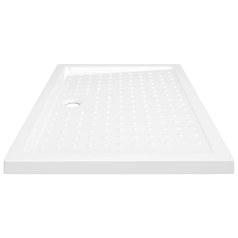 vidaXL fehér pettyes ABS zuhanytálca 70 x 100 x 4 cm