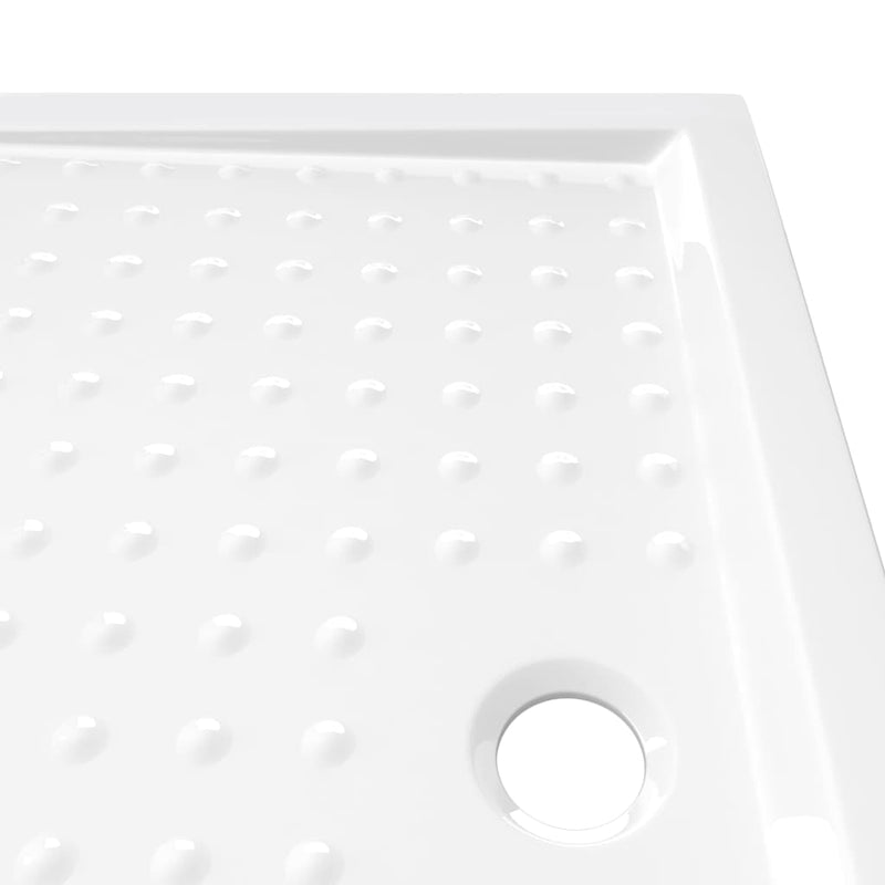 vidaXL fehér pettyes ABS zuhanytálca 70 x 100 x 4 cm