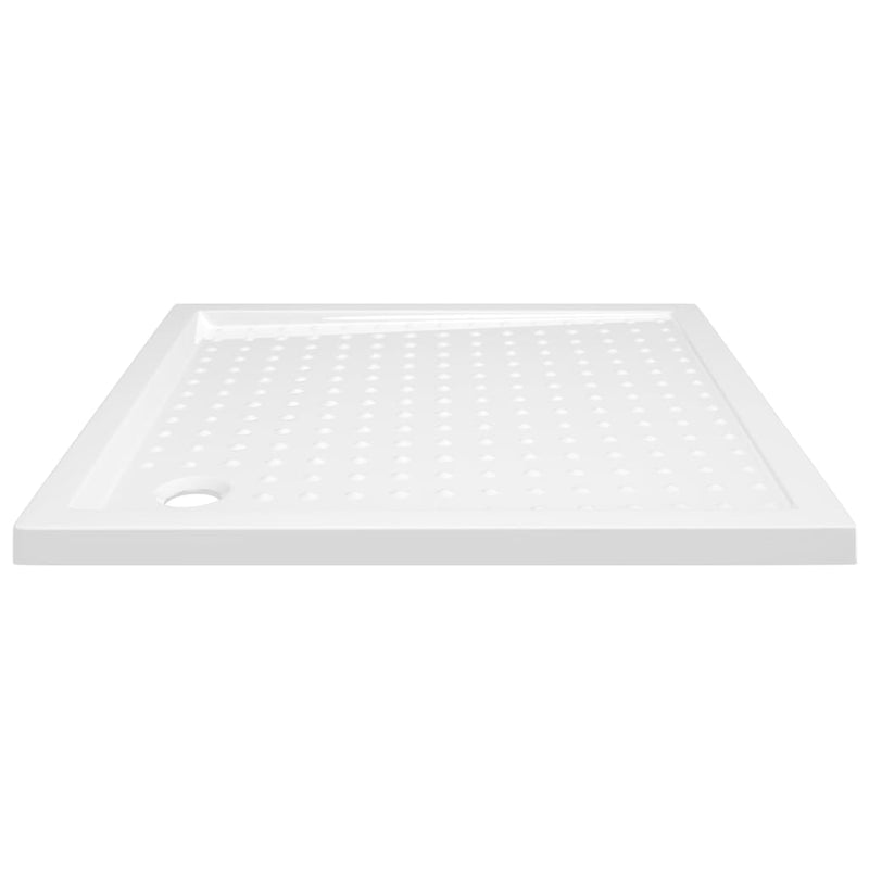 vidaXL fehér pettyes ABS zuhanytálca 80 x 80 x 4 cm