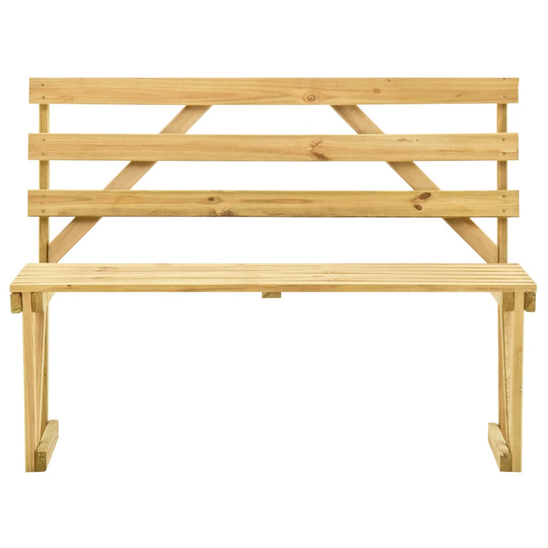 vidaXL impregnált fenyőfa kerti pad 120 cm