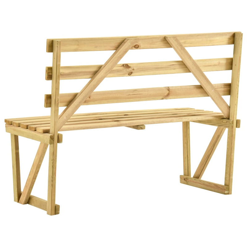 vidaXL impregnált fenyőfa kerti pad 120 cm