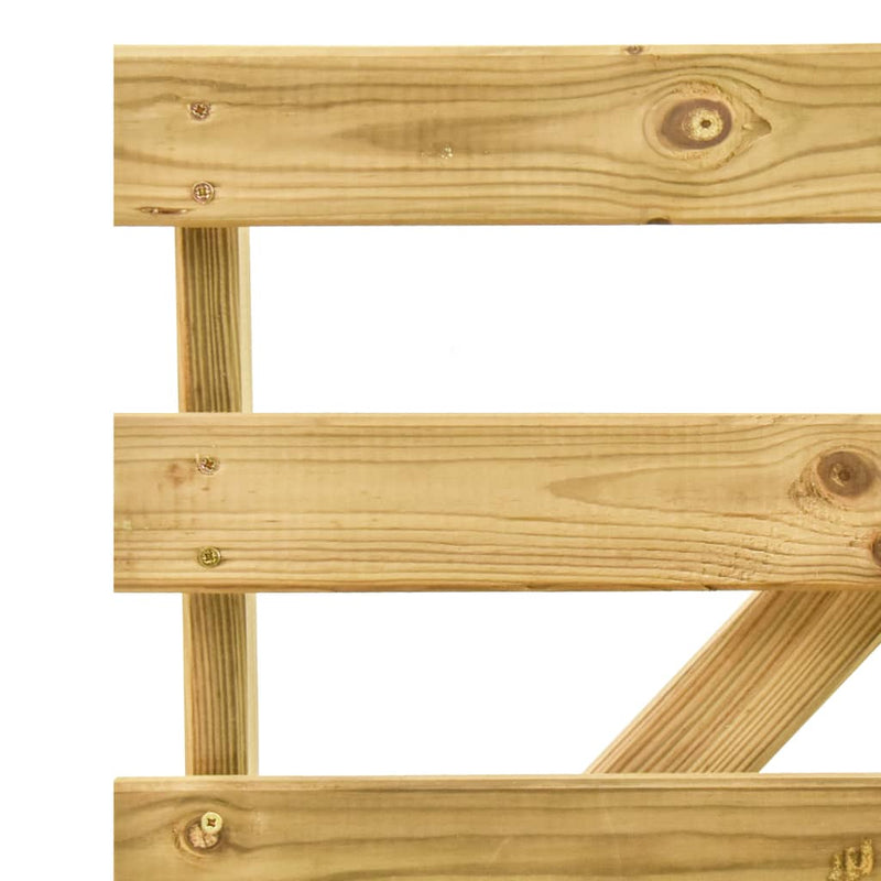 vidaXL impregnált fenyőfa kerti pad 120 cm