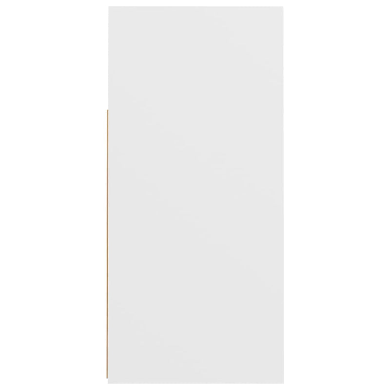 vidaXL fehér tálalószekrény LED-világítással 80 x 35 x 75 cm