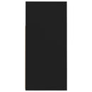 vidaXL fekete tálalószekrény LED-világítással 80 x 35 x 75 cm