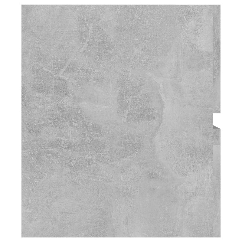 vidaXL betonszürke forgácslap mosdószekrény 100 x 38,5 x 45 cm