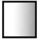 vidaXL fekete akril LED-es fürdőszobai tükör 40 x 8,5 x 37 cm