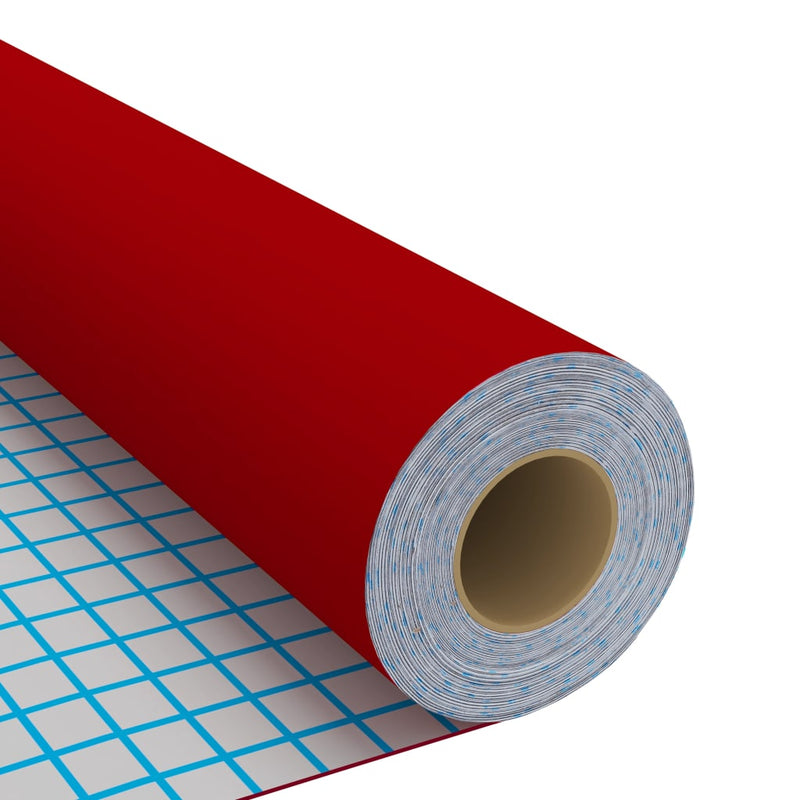 vidaXL 2 db piros öntapadó PVC ajtófólia 500 x 90 cm