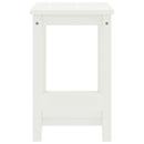 vidaXL fehér tömör fenyőfa éjjeliszekrény 35x30x47 cm