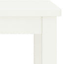 vidaXL fehér tömör fenyőfa éjjeliszekrény 35x30x47 cm