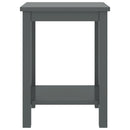 vidaXL sötétszürke tömör fenyőfa éjjeliszekrény 35 x 30 x 47 cm