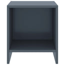 vidaXL világosszürke tömör fenyőfa éjjeliszekrény 35 x 30 x 40 cm