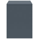 vidaXL világosszürke tömör fenyőfa éjjeliszekrény 35 x 30 x 40 cm