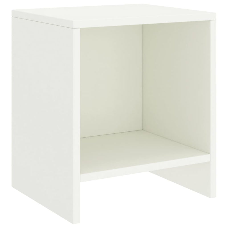 vidaXL 2 db fehér tömör fenyőfa éjjeliszekrény 35 x 30 x 40 cm