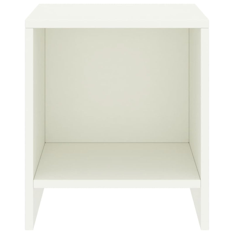 vidaXL 2 db fehér tömör fenyőfa éjjeliszekrény 35 x 30 x 40 cm