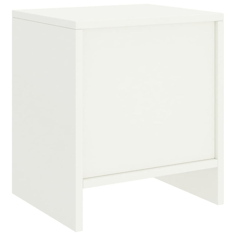 vidaXL 2 db fehér tömör fenyőfa éjjeliszekrény 35 x 30 x 40 cm
