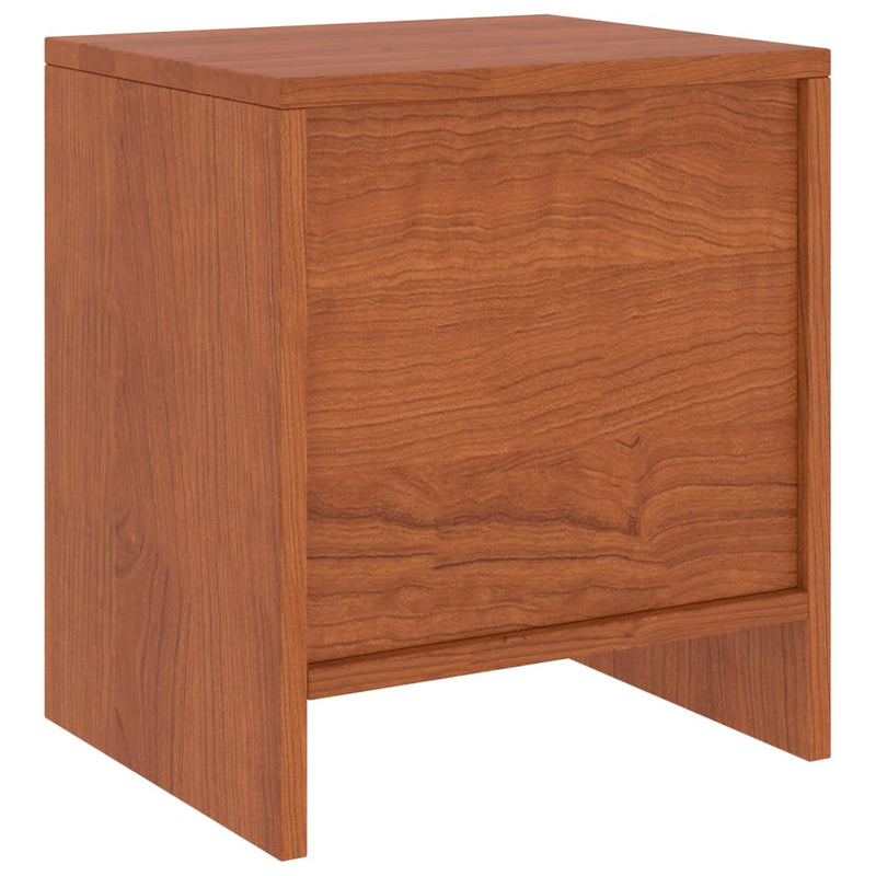 vidaXL 2 db mézbarna tömör fenyőfa éjjeliszekrény 35 x 30 x 40 cm