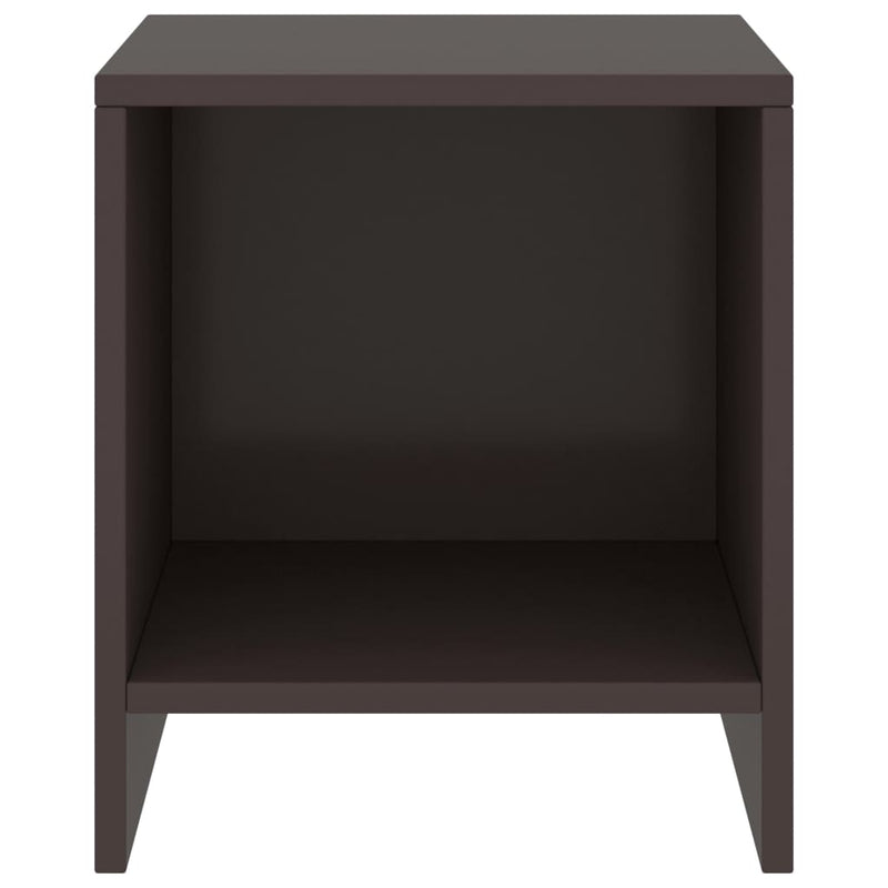 vidaXL 2 db sötétbarna tömör fenyőfa éjjeliszekrény 35 x 30 x 40 cm