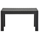 vidaXL antracitszürke PP rattan kerti asztal 58 x 58 x 41 cm