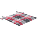 vidaXL 4 db szürke tömör akácfa kerti szék párnával