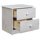 vidaXL tömör fenyőfa éjjeliszekrény 43 x 34 x 40 cm