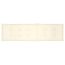 vidaXL tömör akácfa kültéri napozószék lábtartóval és párnával