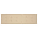 vidaXL tömör akácfa kültéri napozószék lábtartóval és párnával