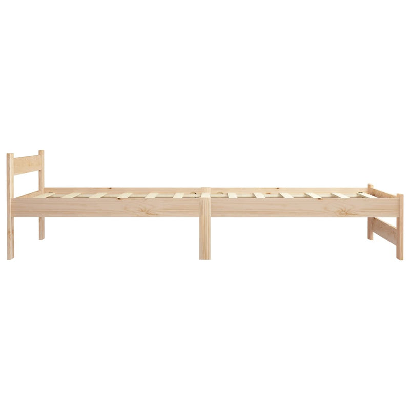 vidaXL tömör fenyőfa ágykeret 90 x 200 cm