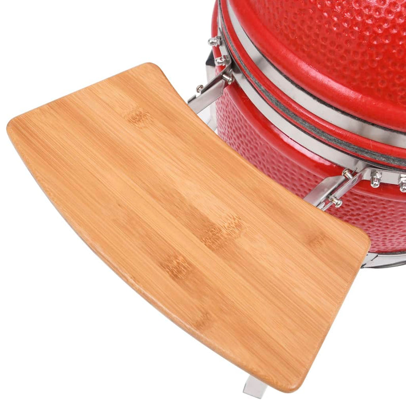 vidaXL Kamado kerámia füstölővel kombinált grillező 81 cm
