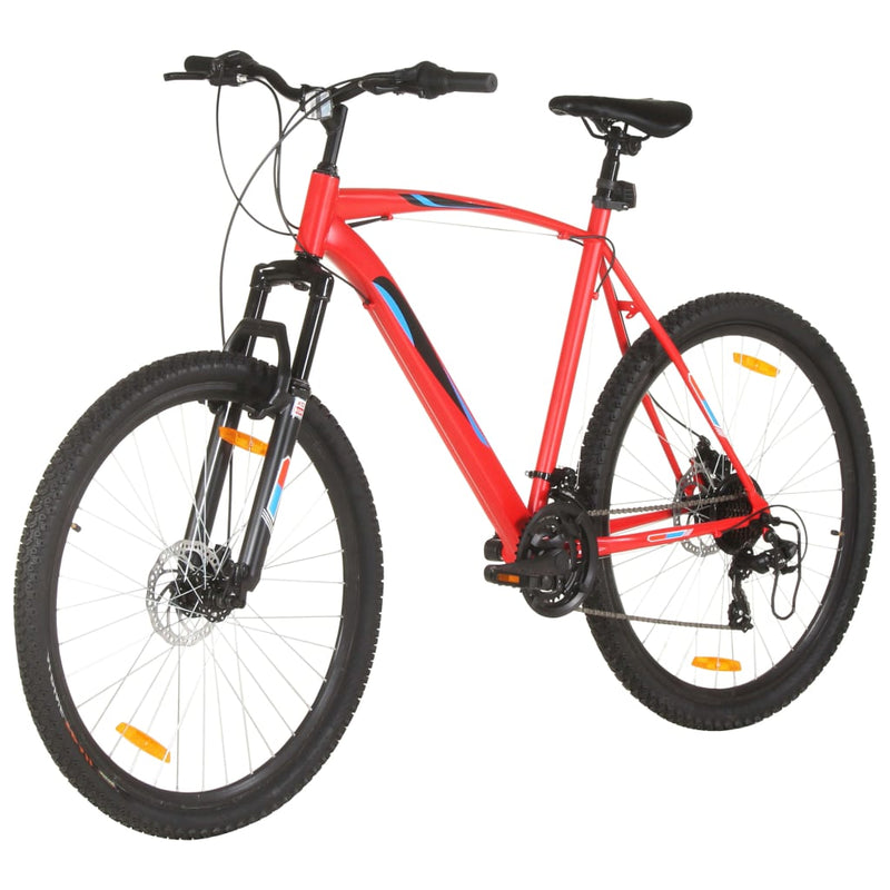 vidaXL 21 sebességes piros mountain bike 29 hüvelykes kerékkel 53 cm